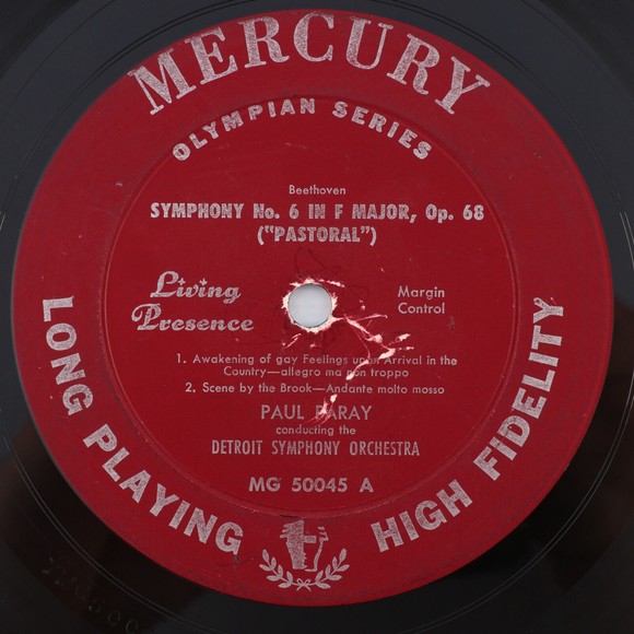 Beethoven/Paul Paray Symphony No 6 In F Major Op. 68 Pastoral LP Record MG 50045 - Picture 9 of 16